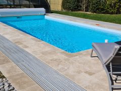 dallage travertin beige