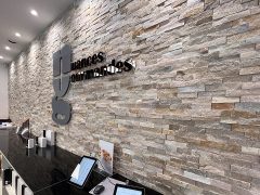 parement intérieur quartzite jaune