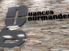 parement intérieur quartzite jaune