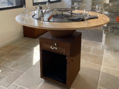 brasero petit corten