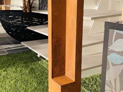 grand luminaire corten