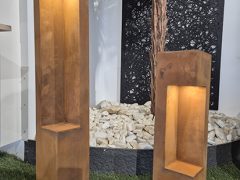 luminaires corten