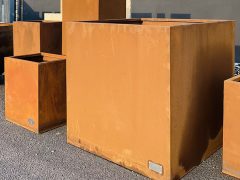pots carre corten