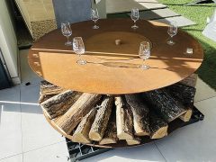 table basse en corten